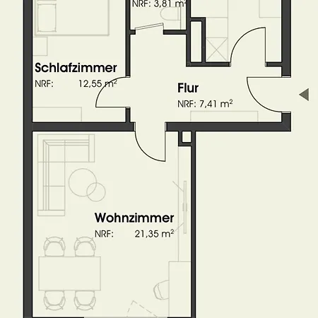New-york Appartment, 2 Zimmer, Zentral Naehe Bahnhof Wilhelmshoehe Apartment *